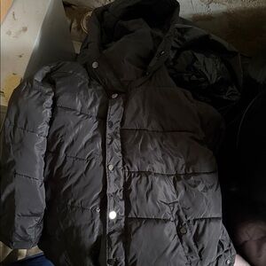 Men's Black Puffer Jacket